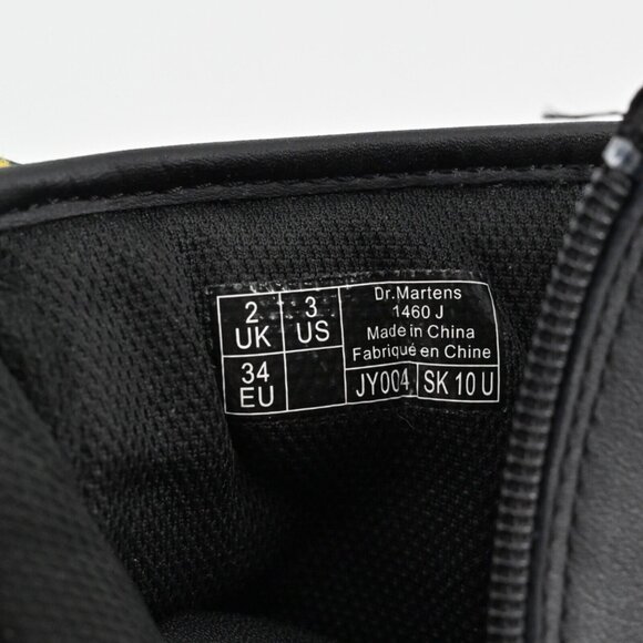 Dr. Martens Kids Black Lace-Up Boots - Picture 8 of 8